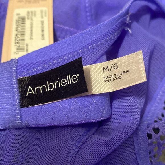 Ambrielle M/6 Britllnt Perriwinkl Lace Bra - Picture 5 of 6